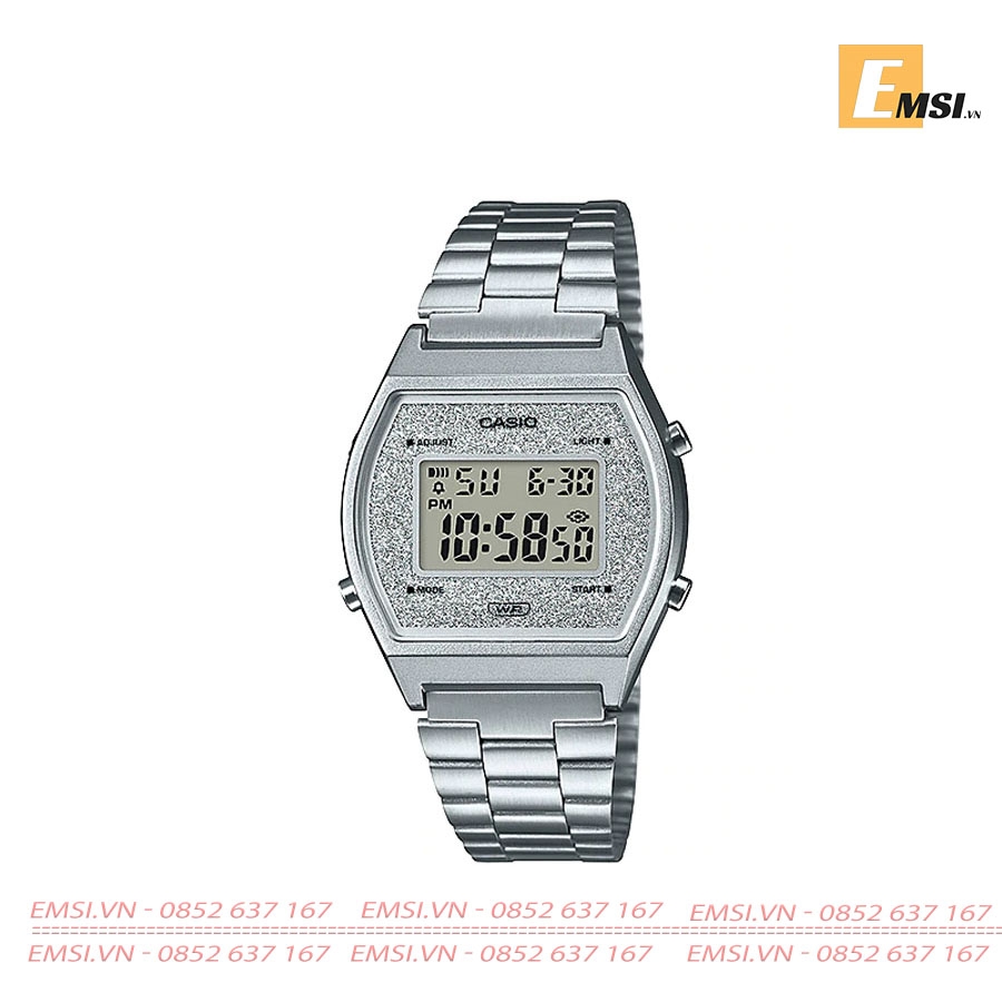 Casio B640WDG-7DF - Đồng Hồ Nữ - Điện Tử - Kính Nhựa - Size Mặt 35mm EMSI.VN