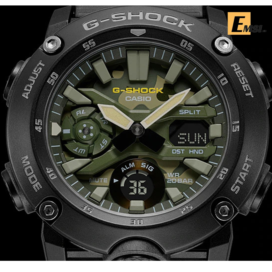 Đồng Hồ Casio G Shock GA-2000SU-1A - Nam - Dây Đeo Nhựa - Cấu Trúc Bảo Vệ Lõi Cacbon Đồng Hồ Casio G Shock GA-2000SU-1A - Nam - Dây Đeo Nhựa - Cấu Trúc Bảo Vệ Lõi Cacbon - Emsi.vn