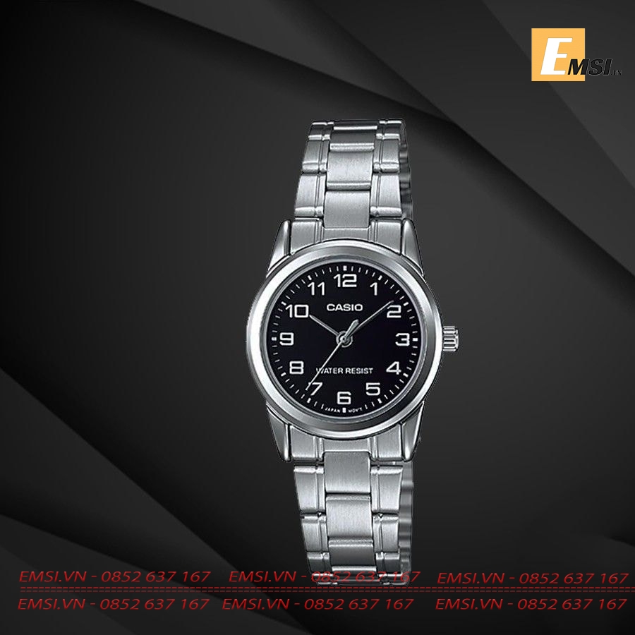 Casio LTP-V001D-1B - Đồng Hồ Nữ - Pin/Quartz - Kính Khoáng - Size Mặt 25mm EMSI.VN