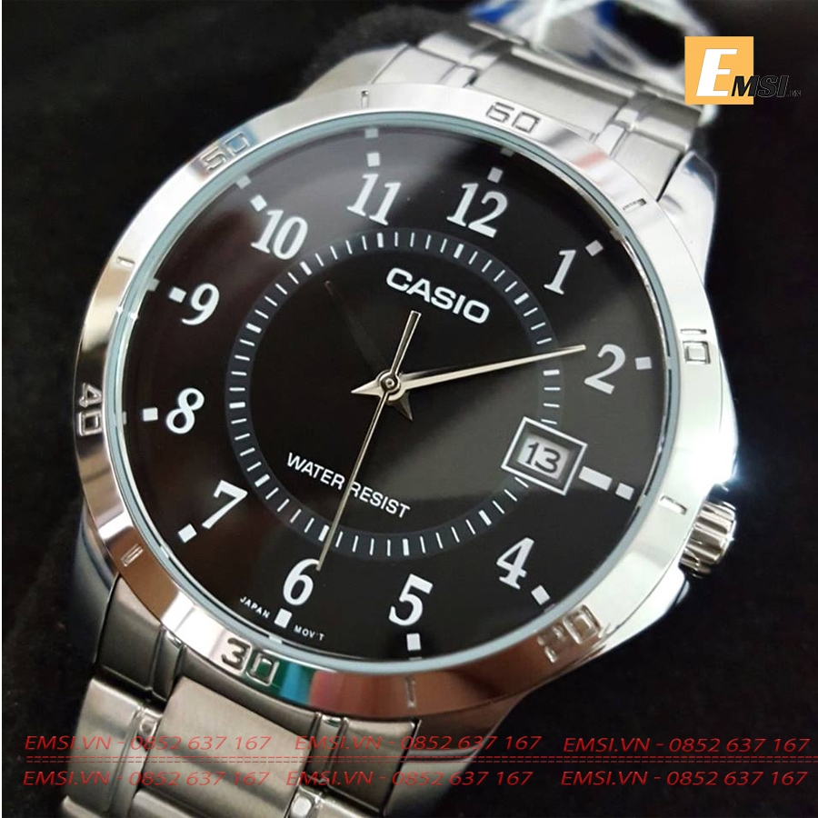 Casio MTP-V004D-1B - Đồng Hồ Nam - Pin / Quartz - Kính Khoáng - Size Mặt 41.5mm EMSI.VN