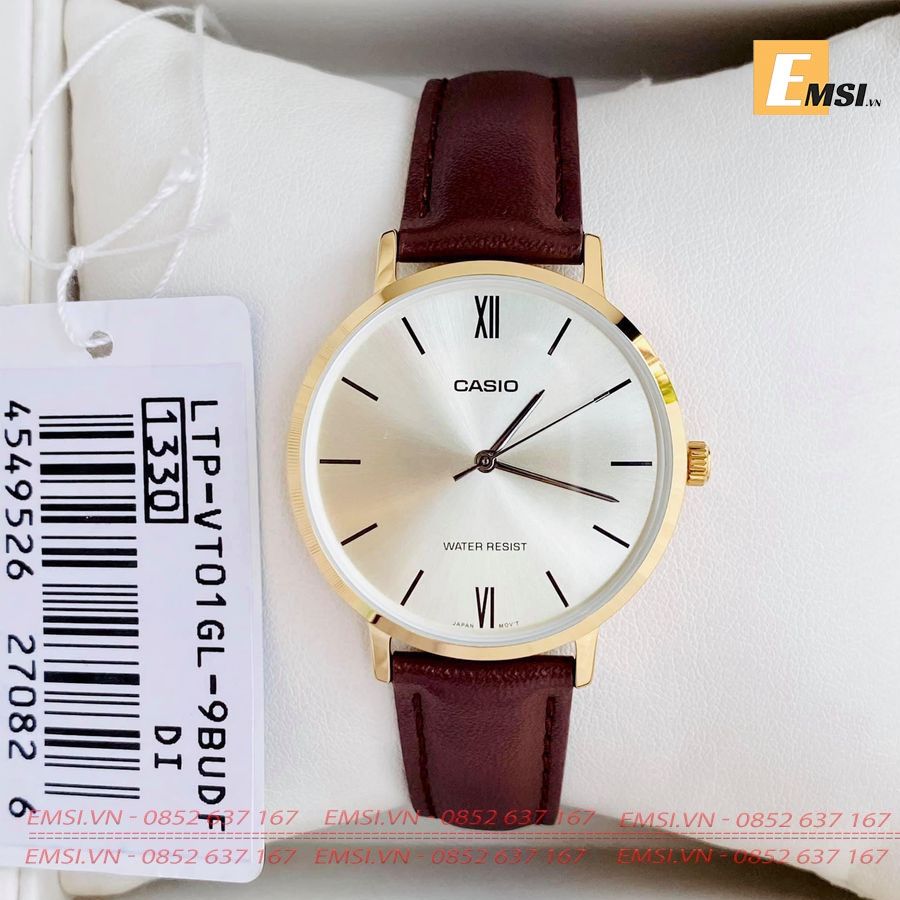 Casio LTP-VT01GL-9BUDF - Đồng Hồ Nữ - Pin/Quartz - Kính Khoáng - Size Mặt 34mm EMSI.VN