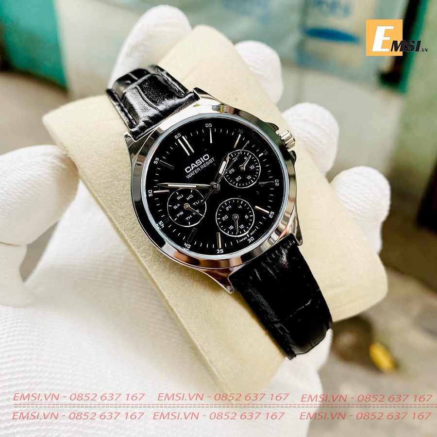 Casio LTP-V300L-1A - Đồng hồ nữ - Đồng hồ Quartz - Size mặt 33.2mm - Kính khoáng EMSI.VN