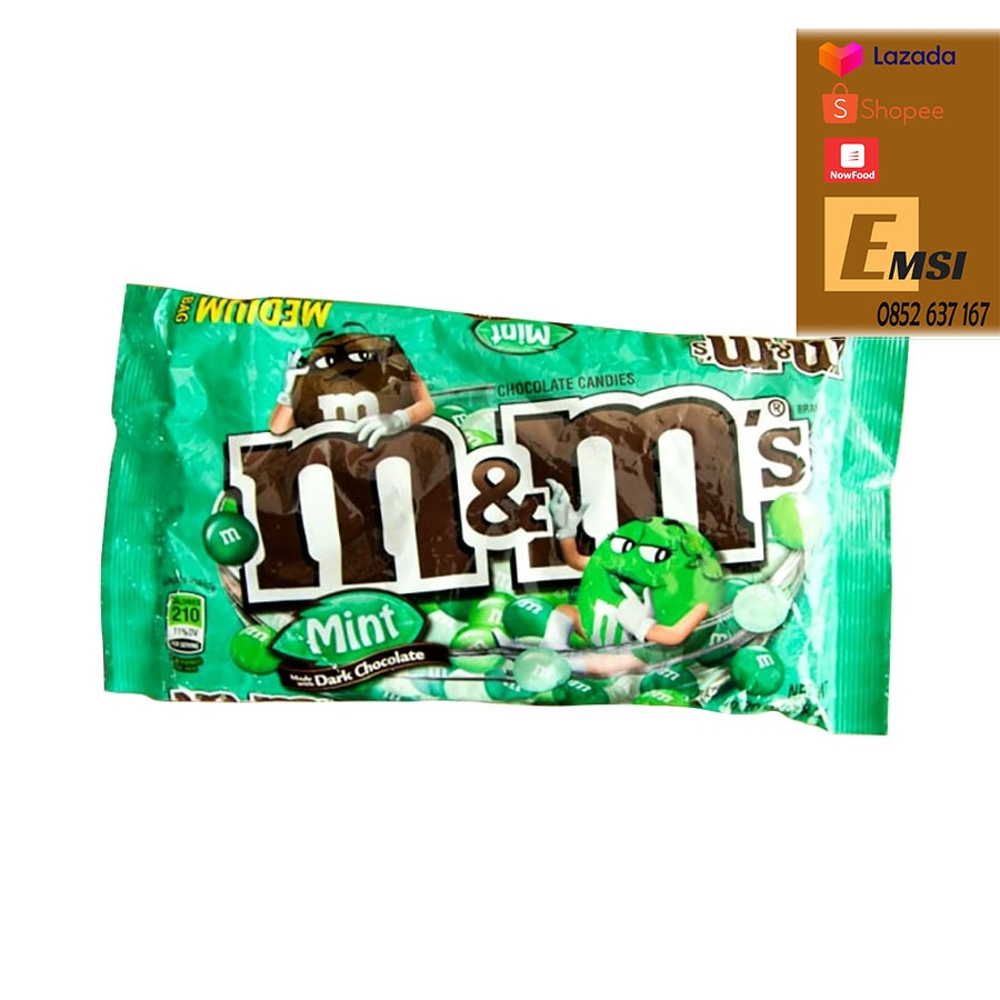 Kẹo socola M&M 323g của Mỹ, hàng chính hãng