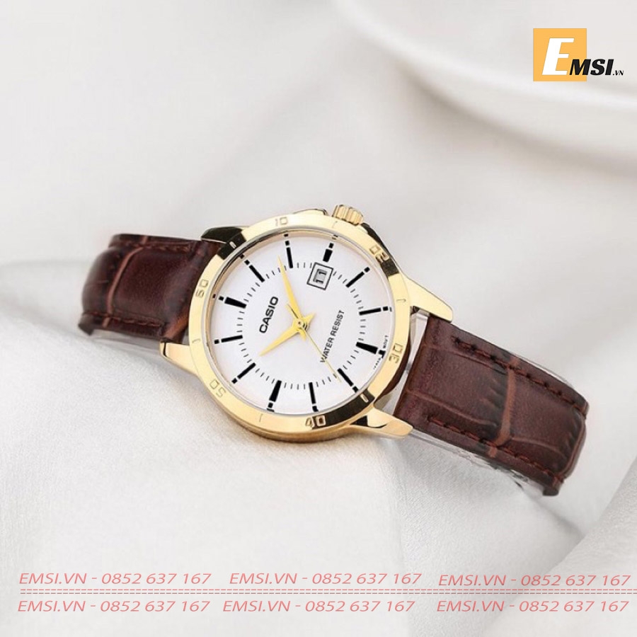 Casio LTP-V004GL-7AU - Đồng Hồ Nữ - Pin/Quartz - Kính Khoáng - Size Mặt 29mm EMSI.VN