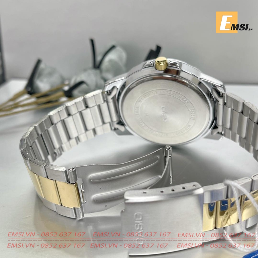 Casio MTP-VD01SG-9B - Đồng Hồ Nam - Pin / Quartz - Kính Khoáng - Size Mặt 45mm EMSI.VN