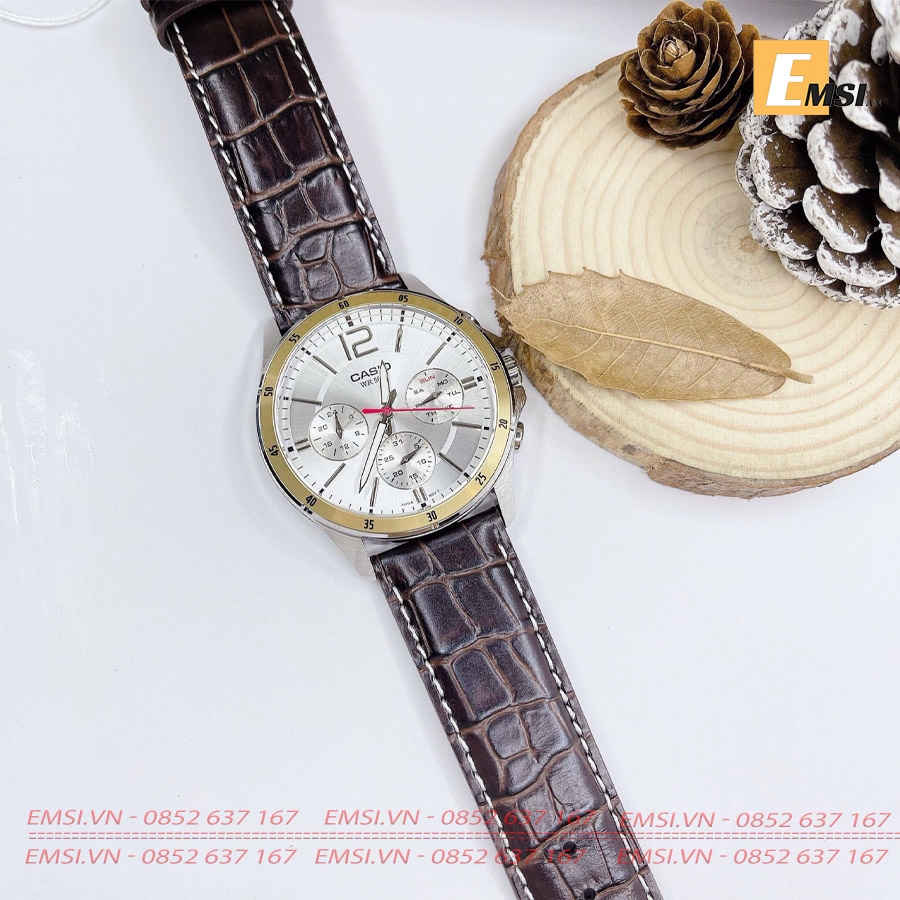 Casio MTP-1374L-7A - Đồng Hồ Nam - Pin / Quartz - Kính Khoáng - Size Mặt 43.5mm EMSI.VN