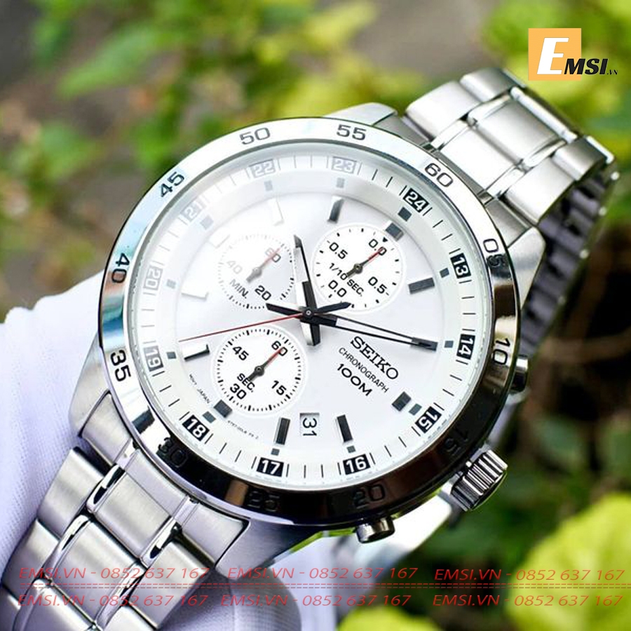 Seiko SKS637P1 - Đồng Hồ Nam - Pin / Quartz - Kính Khoáng - Size Mặt 43mm EMSI.VN