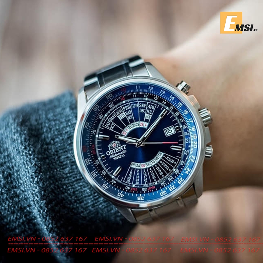 Orient SEU07008DX - Đồng Hồ Nam - Cơ - Automatic - Kính Khoáng - Size Mặt 44mm EMSI.VN