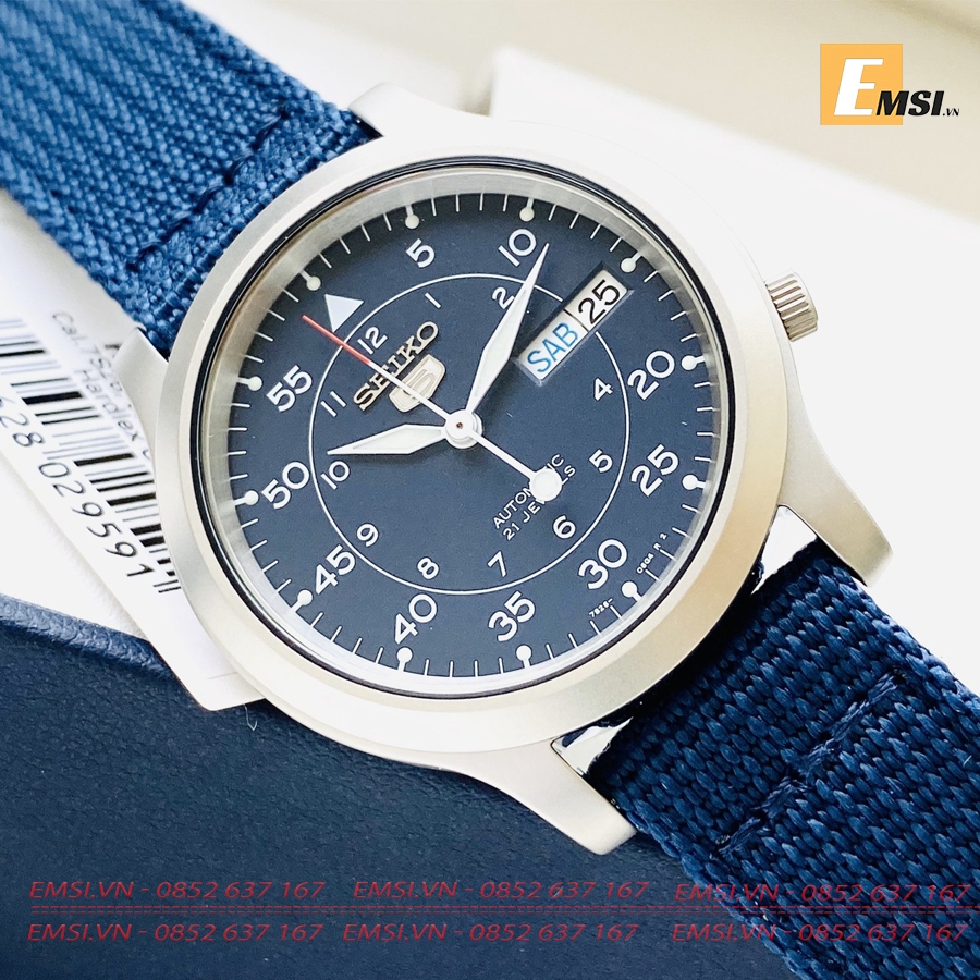 Seiko SNK807K2 - Đồng Hồ Nam - Máy Cơ / Automatic - Size Mặt 37mm - Kính Khoáng EMSI.VN