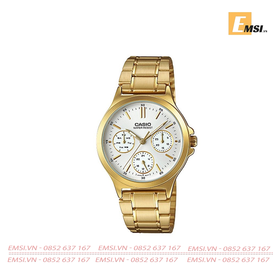 Casio LTP-V300G-7A - Đồng Hồ Nữ - Pin/Quartz - Kính Khoáng - Size Mặt 33.2mm EMSI.VN