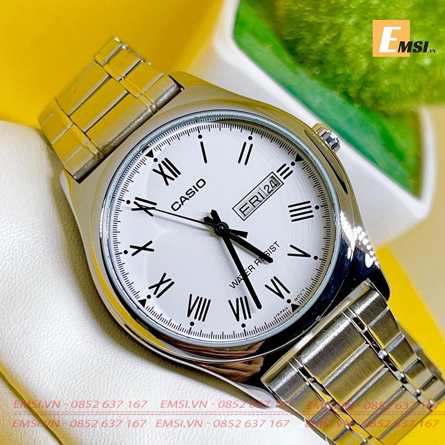 Casio MTP-V006D-7B - Đồng Hồ Nam - Pin / Quartz - Kính Khoáng - Size Mặt 38mm EMSI.VN