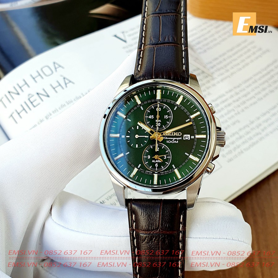 Seiko SNAF09P1 - Đồng Hồ Nam - Pin/Quartz - Size Mặt 42mm - Hardlex Crystal EMSI.VN