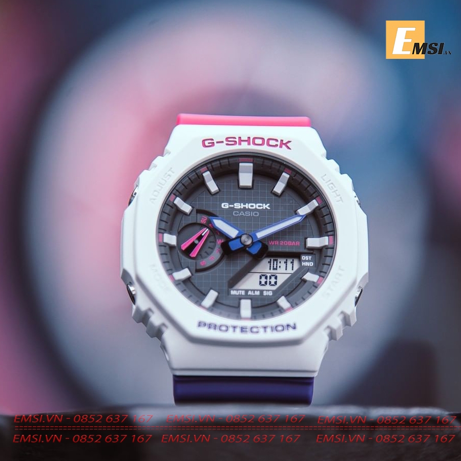 Đồng Hồ Casio G Shock GA-2100THB-7A - Nam - Kính Khoáng – Cao Su – Quartz – 20ATM