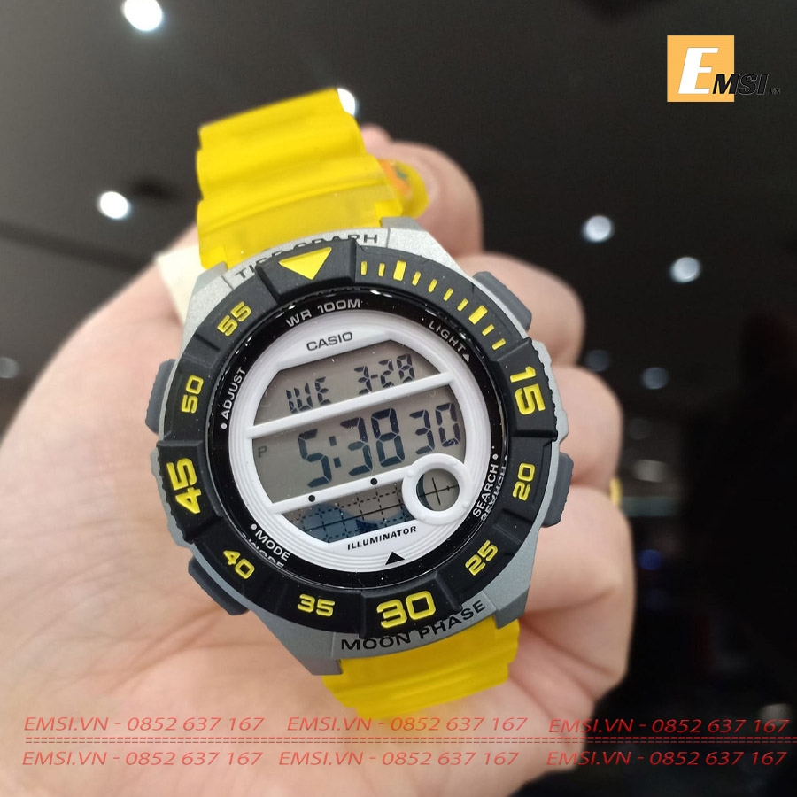 Casio LWS-1100H-9A - Đồng Hồ Unisex - Điện Tử - Size Mặt 38mm - Kính Nhựa EMSI.VN