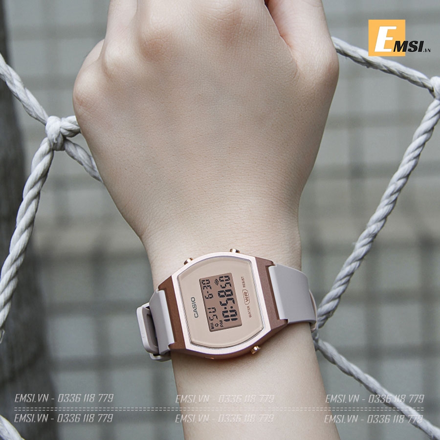 Casio LW-204-4ADF - Đồng hồ nữ - Điện tử - Size mặt 35mm - Kính nhựa - Bảo Hành 5 Năm - Chính Hãng