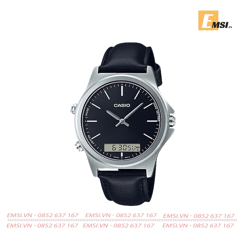 Casio MTP-VC01L-1EUDF - Đồng Hồ Nam - Pin/Quartz - Size Mặt 41.6mm - Kính Khoáng EMSI.VN