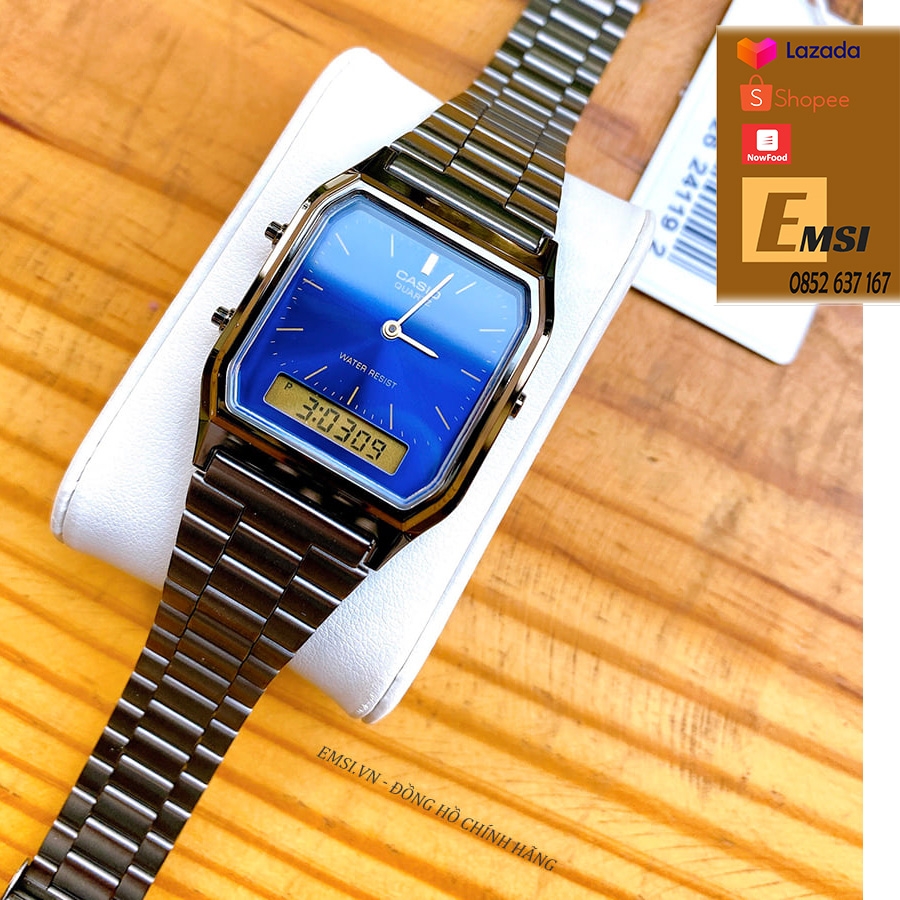 AQ-230GG-2A | Cổ điển | Trẻ trung | Đồng hồ Nam | Đồng hồ Nữ - Emsi.vn