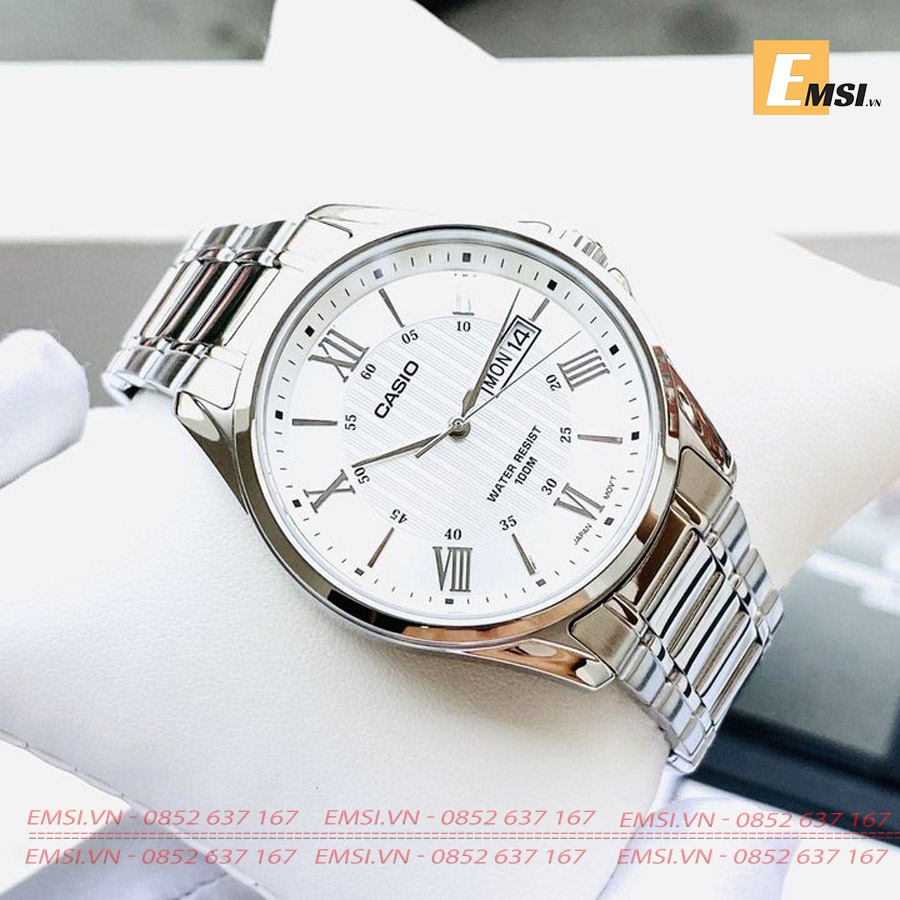 Casio - Đồng Hồ Nam MTP-1384D-7A - Pin / Quartz - Kính Khoáng - Size Mặt 41mm EMSI.VN
