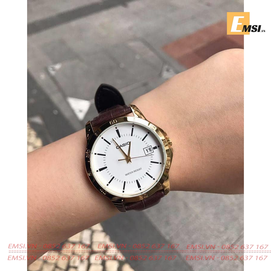 CASIO MTP-V004GL-7A - Đồng Hồ Nam - Pin / Quartz - Kính Khoáng - Size Mặt 41.5mm EMSI.VN