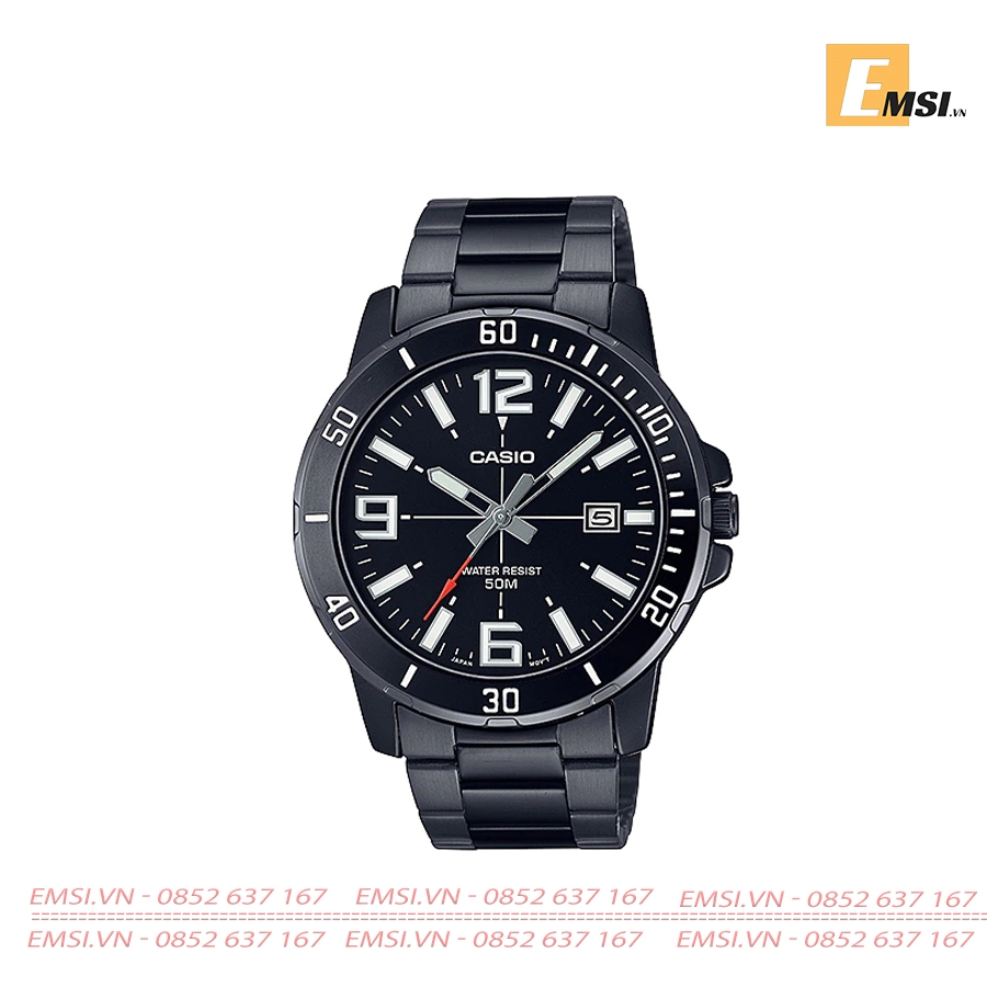 Casio MTP-VD01B-1B - Đồng Hồ Nam - Pin / Quartz - Kính Khoáng - Size Mặt 45mm EMSI.VN