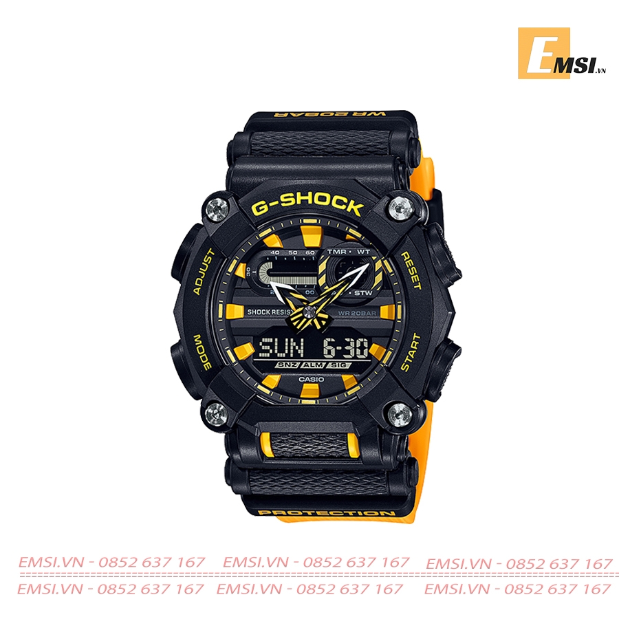 Gshock GA-900A-1A9DR - Đồng Hồ Nam - Điện Tử - Size Mặt 49.5mm - Kính Khoáng EMSI.VN