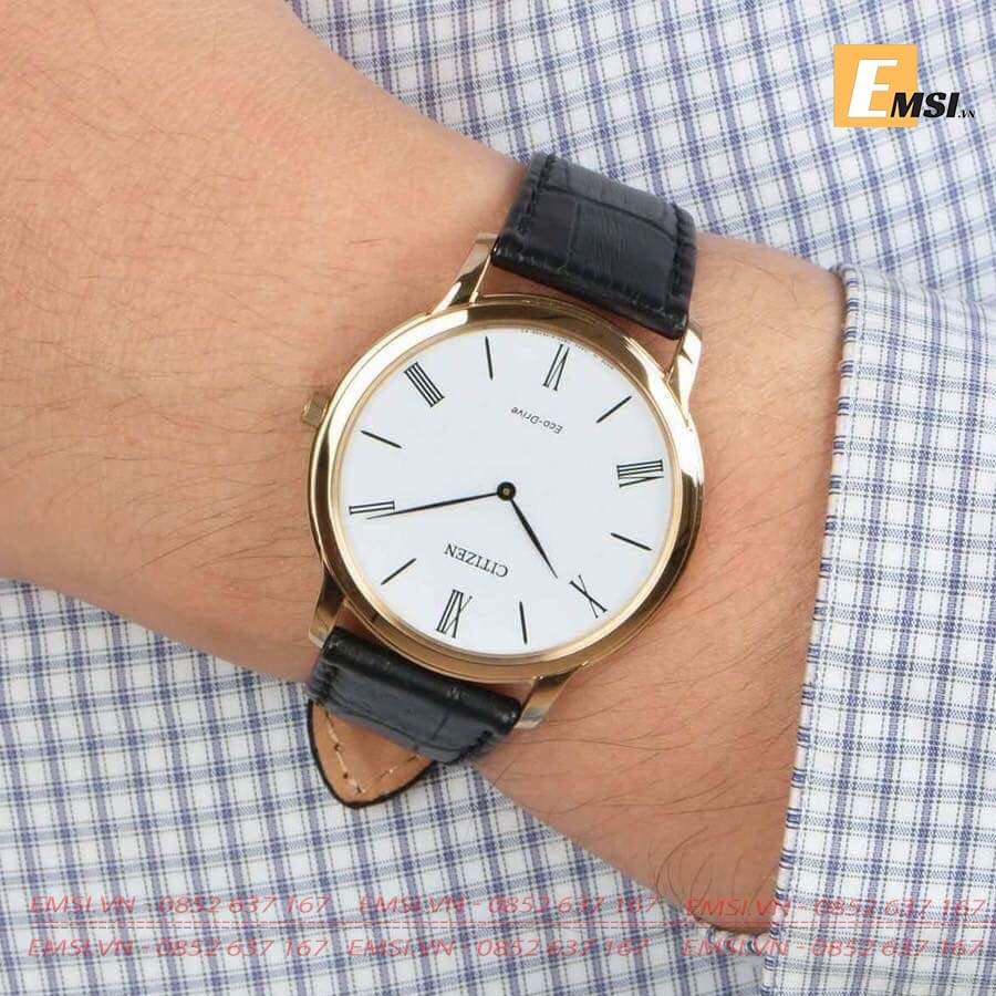Citizen AR1113-12B - Đồng Hồ Nam - Eco Drive - Kính Sapphire - Size Mặt 39mm EMSI.VN