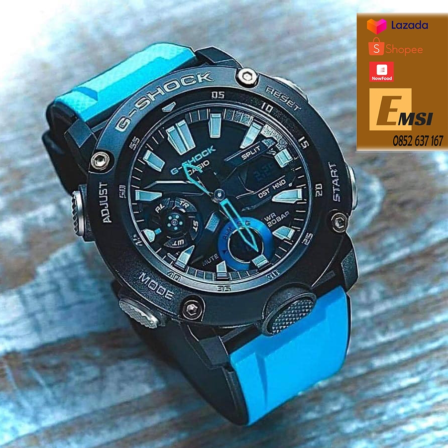 G-SHOCK GA-2000-1A2 - Đồng Hồ Nam - Điện Tử - Kính Khoáng - Size Mặt 51mm - Bảo Hành 5 Năm - Chính Hãng