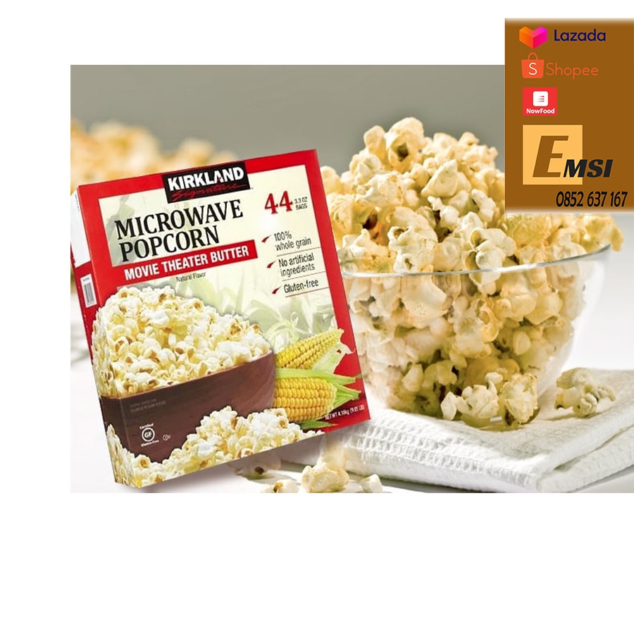 Bắp rang bơ Kirkland Signature Microwave Popcorn 4,1kg của Mỹ