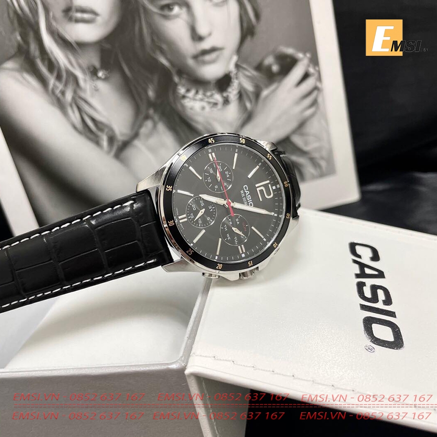 Casio MTP-1374L-1AVDF - Đồng Hồ Nam - Pin / Quartz - Kính Khoáng - Size Mặt 43.5mm - Bảo Hành 5 Năm - Chính Hãng