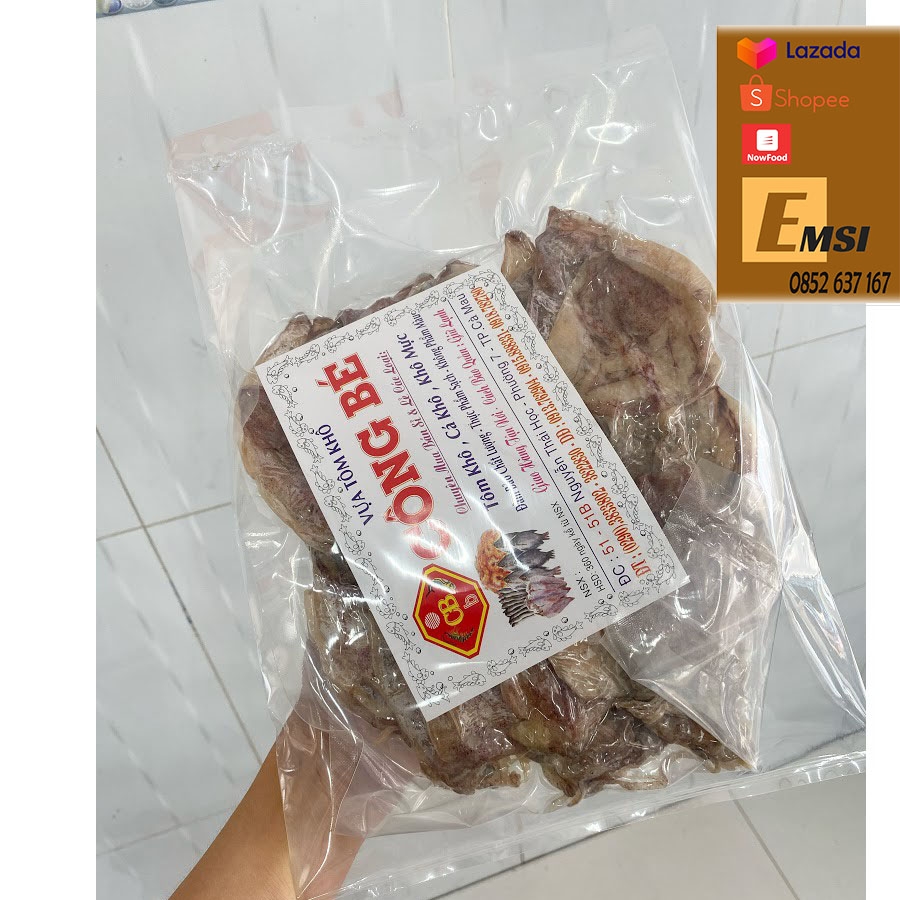 Mực đồng tiền nhỏ nấu súp 500Gr