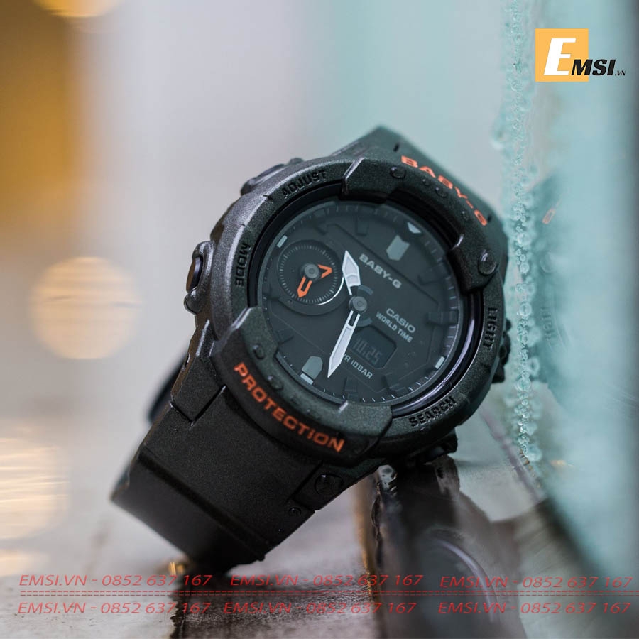 Baby-G BGA-230S-3ADR - Đồng Hồ Nữ - Điện Tử - Kính Khoáng - Size Mặt 43mm EMSI.VN