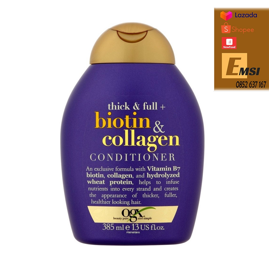 OGX Dầu Xả Biotin & Collagen Conditioner 385ml