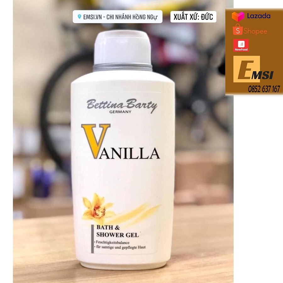 Sữa tắm hương nước hoa Vanilla 500ml của Đức