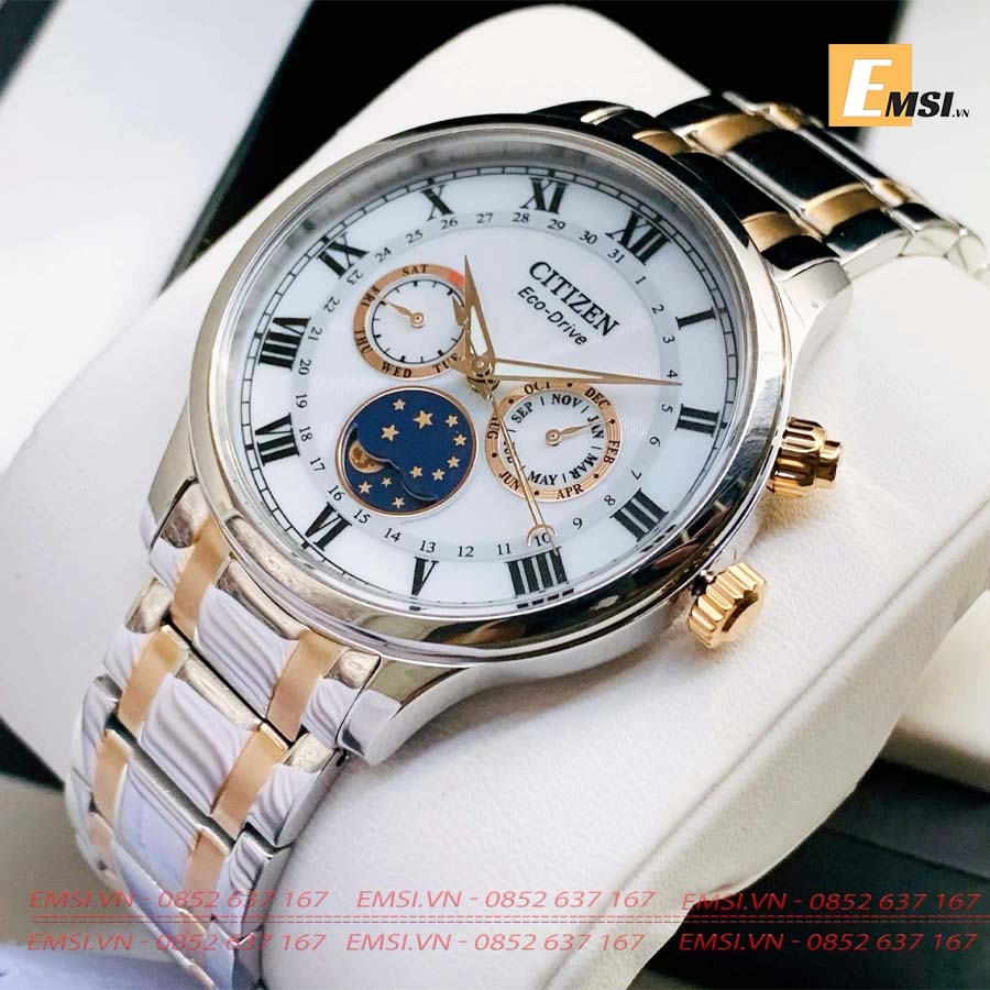 Citizen AP1054-80A - Đồng Hồ Nam - Eco Drive - Kính Sapphire - Size Mặt 42mm