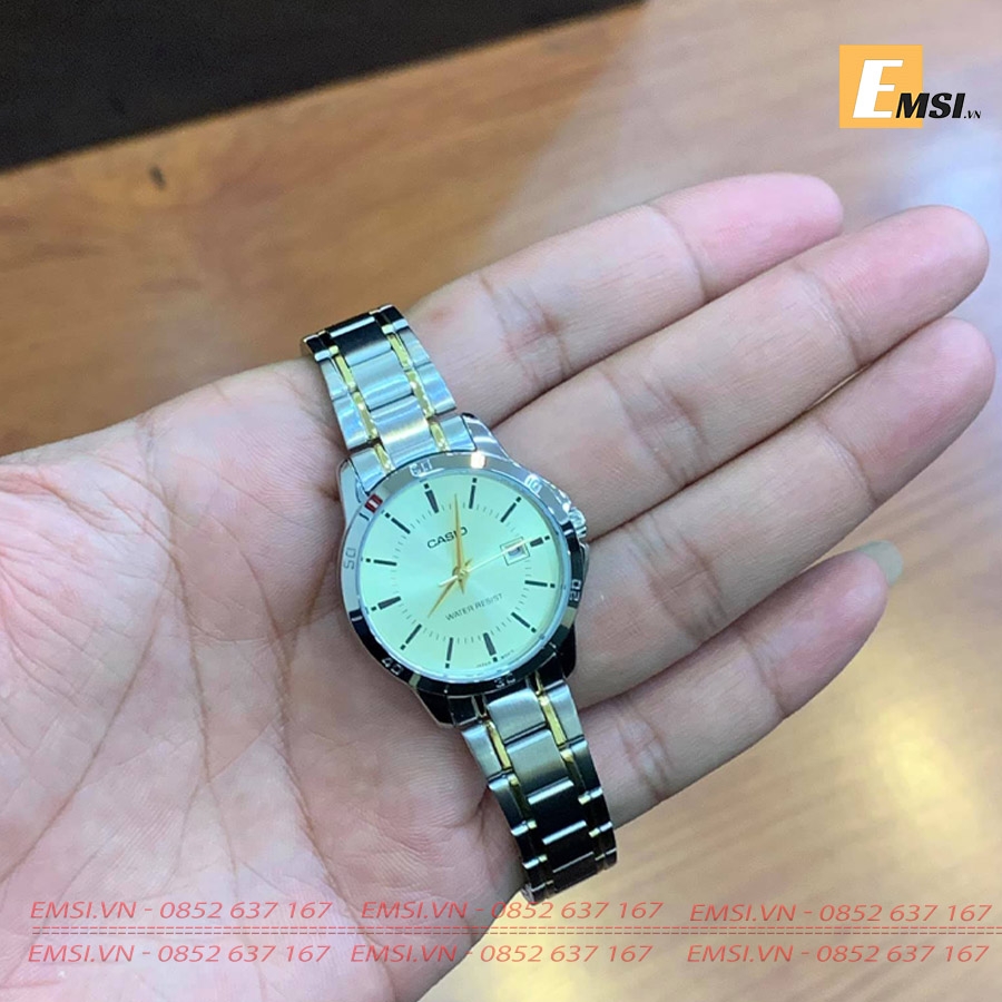 Casio LTP-V004SG-9AUDF - Đồng Hồ Nữ - Pin/Quartz - Size Mặt 30mm - Kính Khoáng EMSI.VN