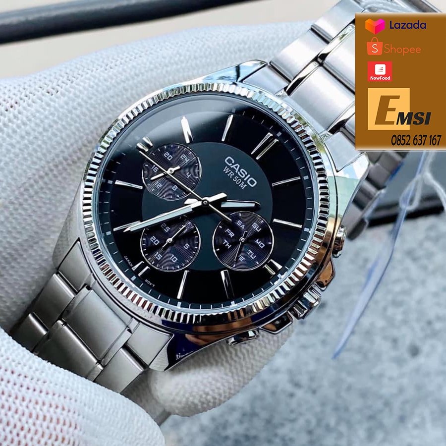 Casio MTP-1375D-1AVDF - Đồng Hồ Nam - Pin / Quartz - Kính Khoáng - Size Mặt 42mm - Bảo Hành 5 Năm - Chính Hãng