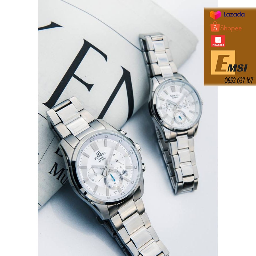Đồng hồ Casio Edifice EFR-560D-7A & SHE-3060D-7A