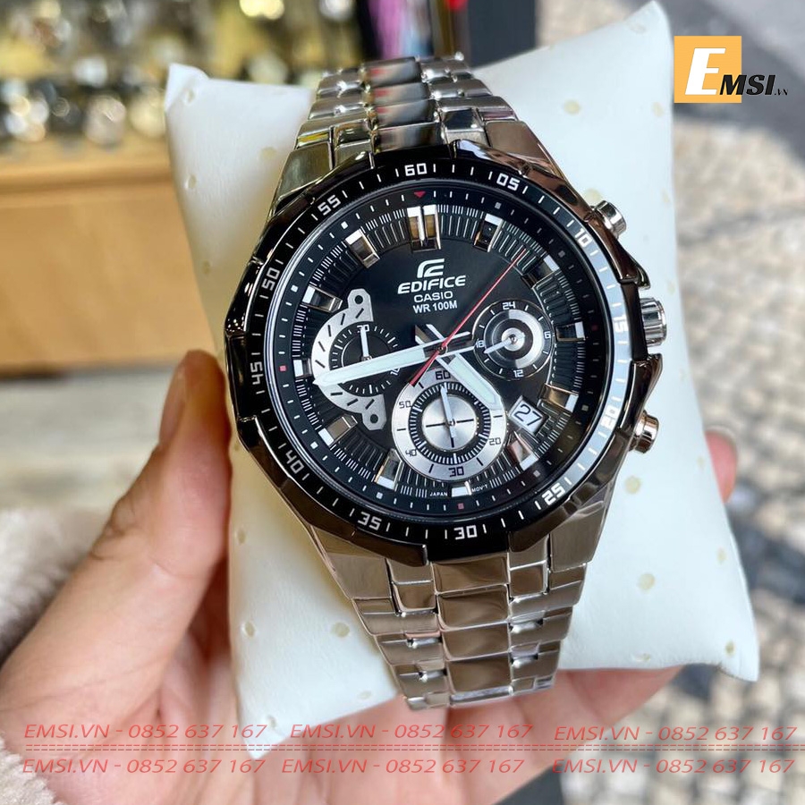 Casio Edifice EFR-554D-1A - Đồng Hồ Nam - Pin / Quartz - Kính Khoáng - Size Mặt 47mm EMSI.VN