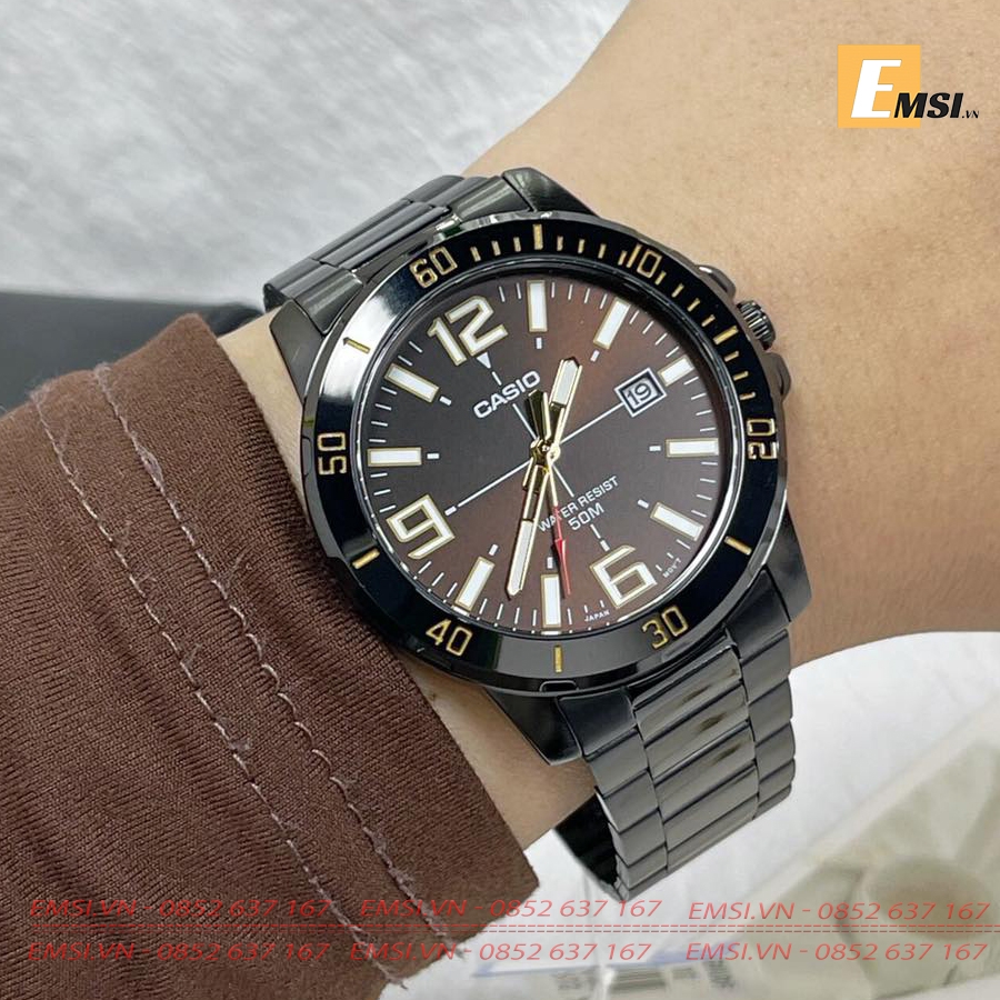 Casio MTP-VD01B-5B - Đồng Hồ Nam - Pin / Quartz - Kính Khoáng - Size Mặt 45mm EMSI.VN