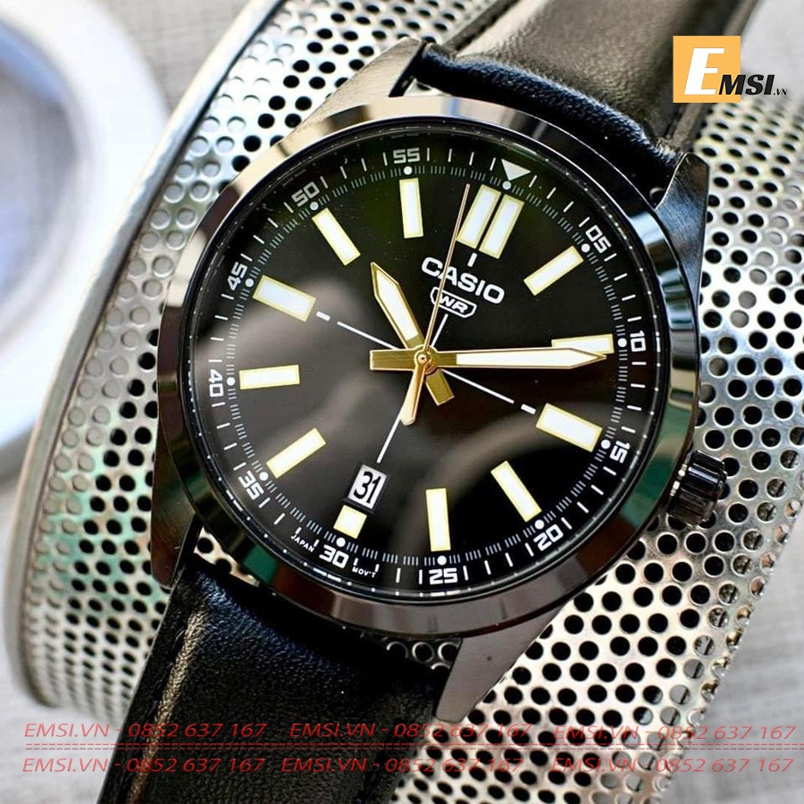 Casio MTP-VD02BL-1E - Đồng Hồ Nam - Pin / Quartz - Kính Khoáng - Size Mặt 41mm EMSI.VN