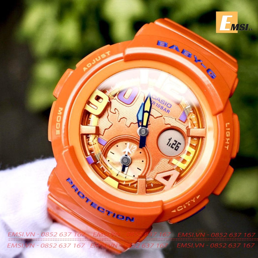 Baby-G BGA-190-4BDR - Đồng Hồ Nữ - Điện Tử - Size Mặt 44.5mm - Kính Khoáng EMSI.VN