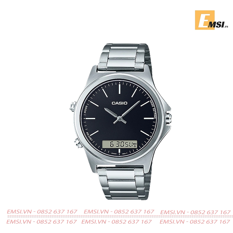 Casio MTP-VC01D-1EUDF - Đồng Hồ Nam - Pin/Quartz - Size Mặt 41.6mm - Kính Khoáng EMSI.VN