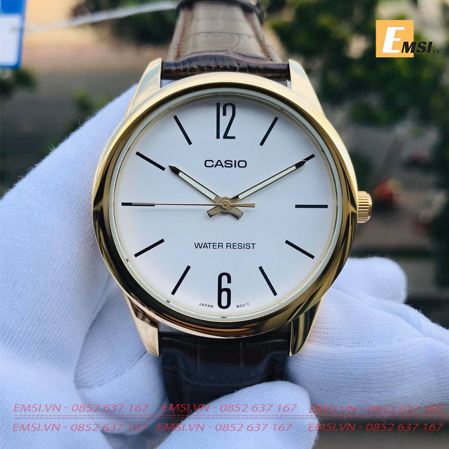 Casio MTP-V005GL-7B - Đồng Hồ Nam - Pin / Quartz - Kính Khoáng - Size Mặt 40mm EMSI.VN