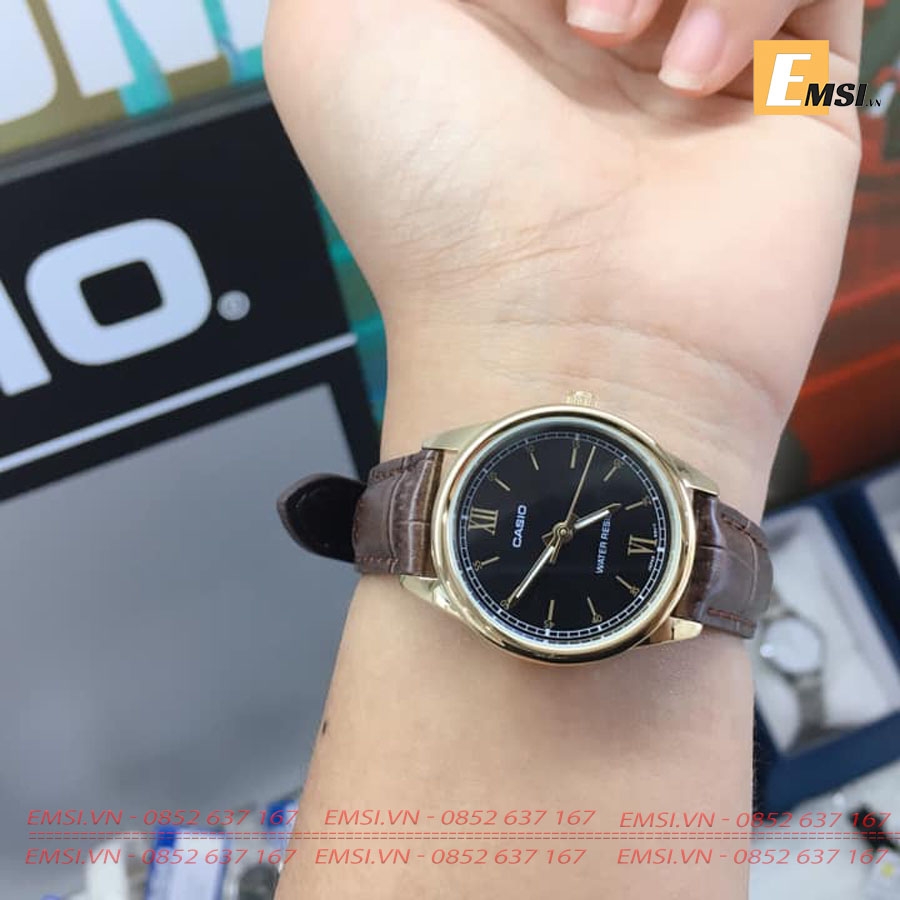 Casio LTP-V005GL-1B2 - Đồng Hồ Nữ - Pin/Quartz - Kính Khoáng - Size Mặt 28mm EMSI.VN