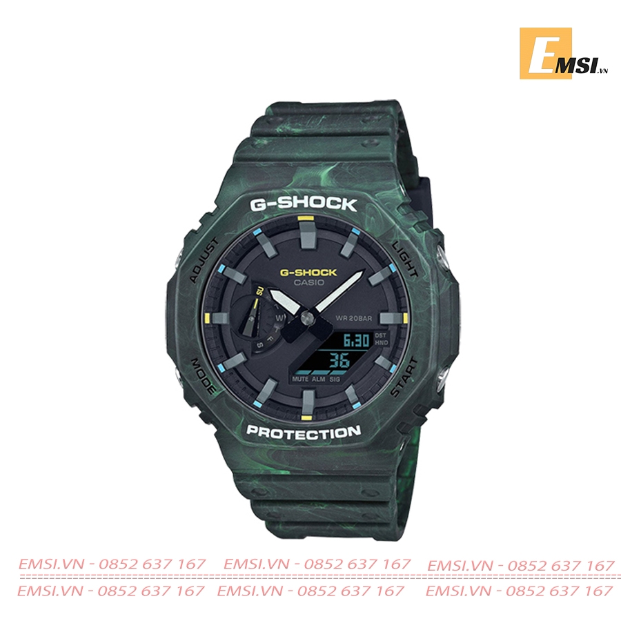 Đồng hồ Casio G-Shock Nam GA-2100FR-3A (Casio 45.4mm)