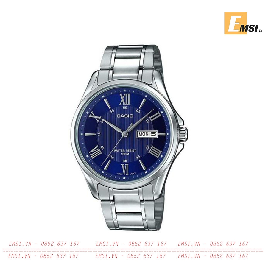 Đồng Hồ Nam Casio MTP-1384D-2A (Casio 41mm)  Chính Hãng Giá Tốt Nhất - Emsi.vn