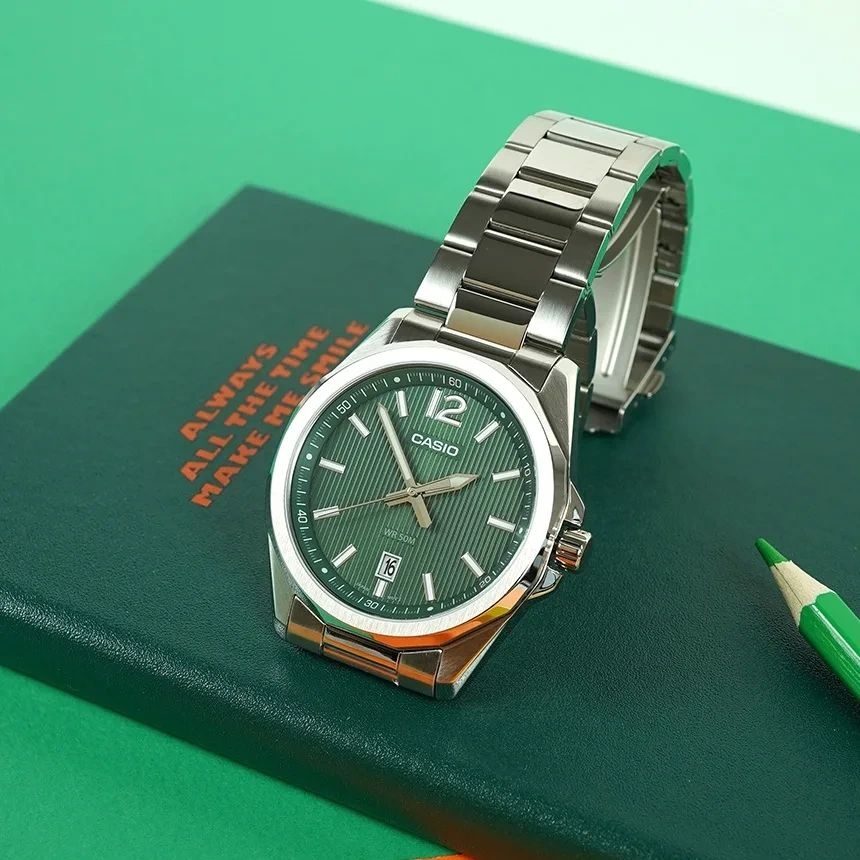 Đồng Hồ Casio - Nam MTP-E725D-3AVDF Size 38.5mm