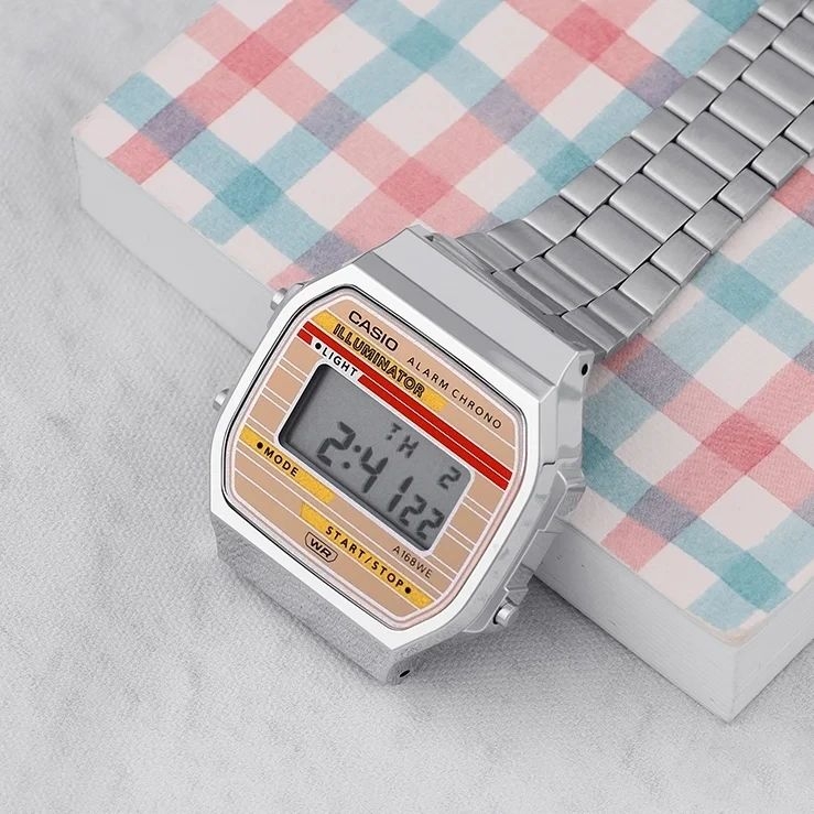 Đồng Hồ Casio - Unisex A168WEHA-9ADF Size 36.3mm