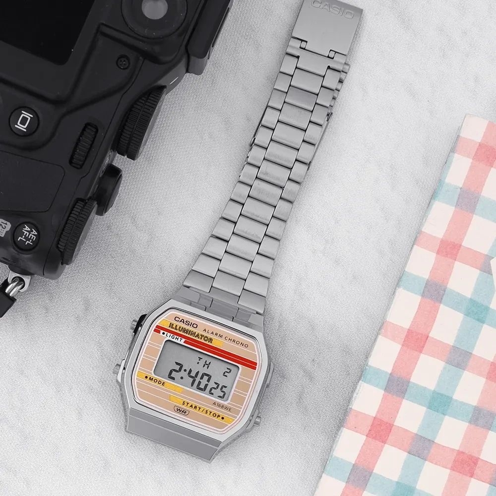 Đồng Hồ Casio - Unisex A168WEHA-9ADF Size 36.3mm