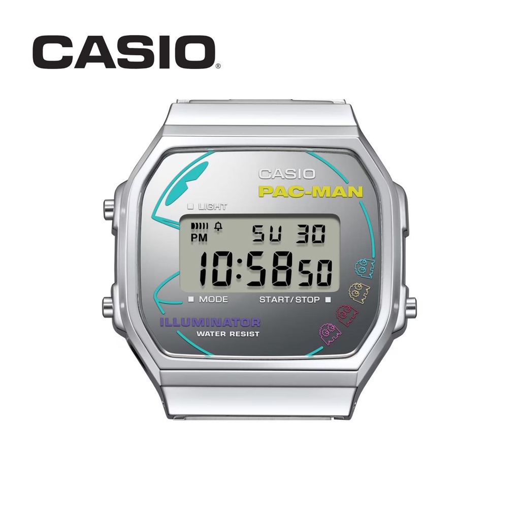 Đồng hồ Casio Pacman 36.3 mm Unisex A168WEPC-7ADR